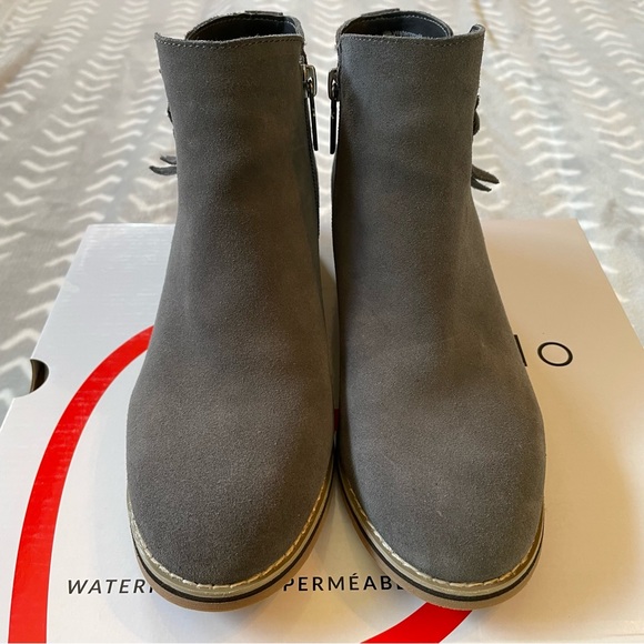 Gray Suede Blondo Liam Boots - Picture 2 of 9